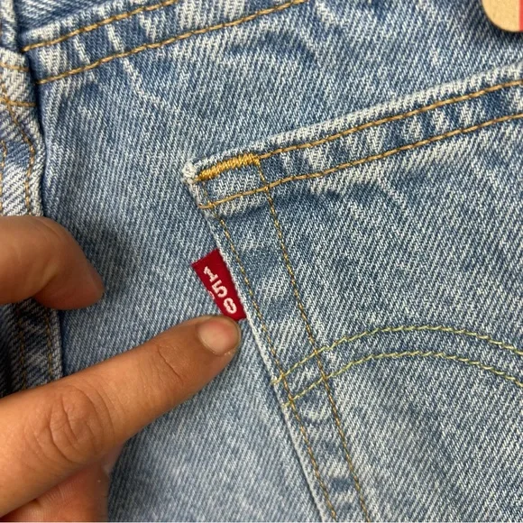 Levi’s 501 150 anniv high rise women’s denim  patch heart size 16W button fly - Picture 8 of 16